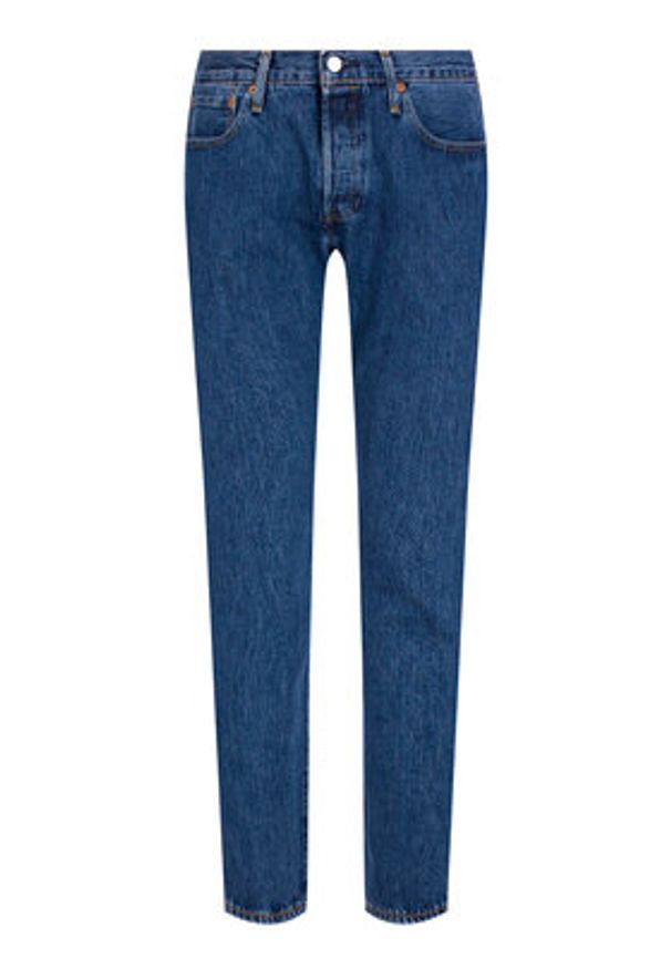 Levi's® Jeansy 501® 00501-0114 Granatowy Original Fit. Kolor: niebieski