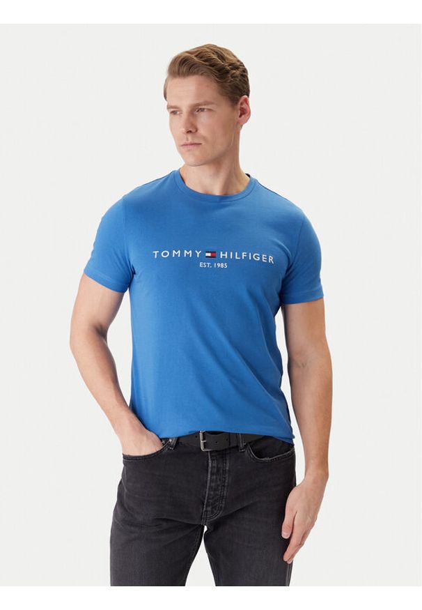 TOMMY HILFIGER - Tommy Hilfiger T-Shirt MW0MW11797 Niebieski. Kolor: niebieski. Materiał: bawełna