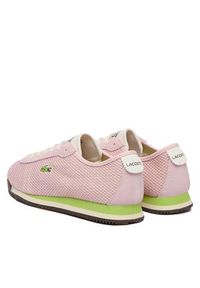 Lacoste Sneakersy Athleisure 51SFA0051 Różowy jasny. Kolor: różowy. Materiał: materiał #3
