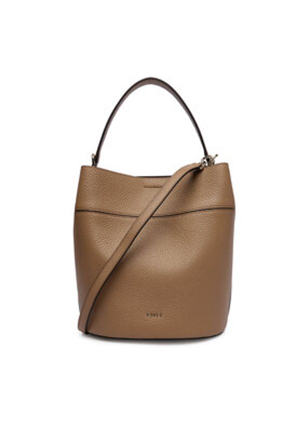 Furla Torebka Amelia M Bucket WB01953 HSF000 CN 4489S Brązowy. Kolor: brązowy. Materiał: skórzane