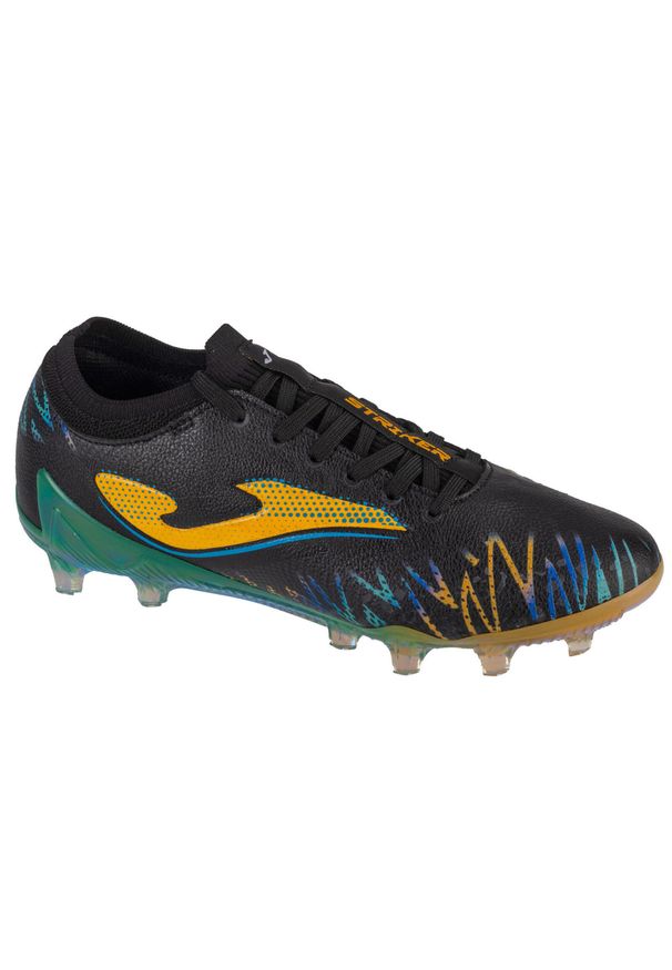 Joma - Buty piłkarskie korki męskie, Striker 24 FG STRIKW. Kolor: żółty, niebieski, wielokolorowy, czarny. Materiał: syntetyk, materiał. Sport: piłka nożna