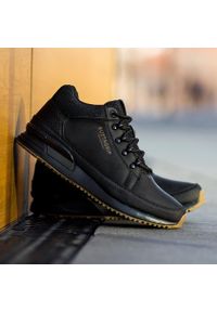Skórzane buty męskie sneakersy czarne Cruiser Bustagrip. Kolor: czarny. Materiał: skóra #3