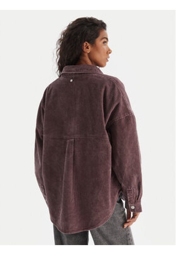 Roxy Koszula Kick Back Washed Cord ERJWT03697 Fioletowy Regular Fit. Kolor: fioletowy. Materiał: bawełna