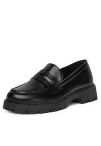 DeeZee Loafersy 8-124-2 Czarny. Kolor: czarny. Materiał: materiał #4