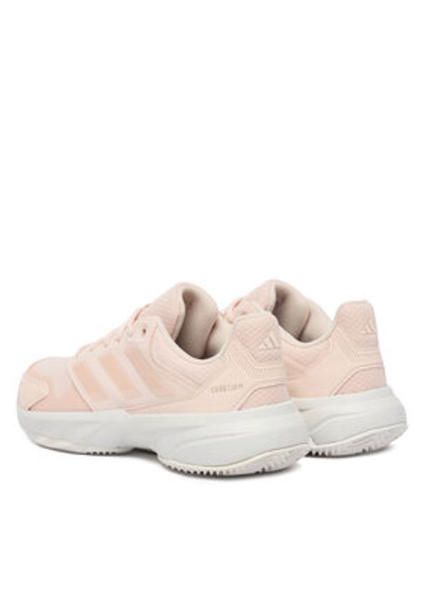 Adidas - adidas Buty do tenisa Courtjam Control 3 JR1789 Różowy. Kolor: różowy. Materiał: materiał. Sport: tenis