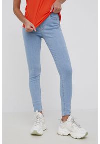 Levi's® - Levi's jeansy 720 damskie high waist. Okazja: na spotkanie biznesowe. Stan: podwyższony. Kolor: niebieski. Styl: biznesowy
