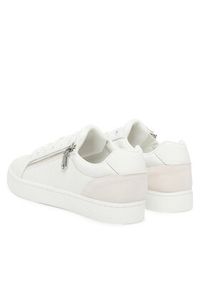 Calvin Klein Jeans Sneakersy Classic Cupsole Zip Low In YM0YM01318 Biały. Kolor: biały. Materiał: skóra #5