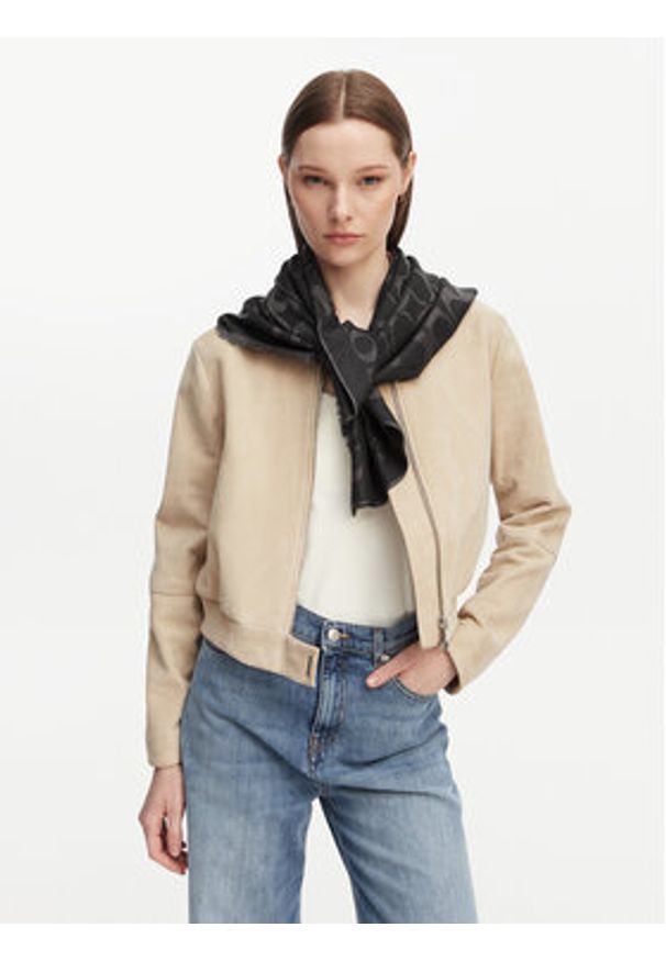 Coach Szalik 29CB690 Czarny. Kolor: czarny. Materiał: bawełna