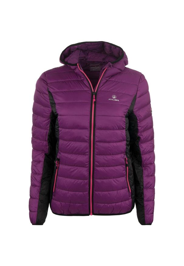 XERO SHOES - Kurtka damska Athl. DPT. Salome — Fiolet/Oliwka, S. Kolor: czarny, fioletowy, wielokolorowy. Sport: turystyka piesza