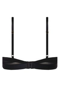 Hunkemöller Biustonosz z fiszbiną Colette 301142 Czarny. Kolor: czarny. Materiał: syntetyk