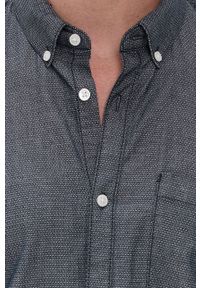 Tom Tailor Koszula bawełniana męska kolor granatowy regular z kołnierzykiem button-down. Okazja: na co dzień. Typ kołnierza: button down. Kolor: niebieski. Materiał: bawełna. Styl: casual #3