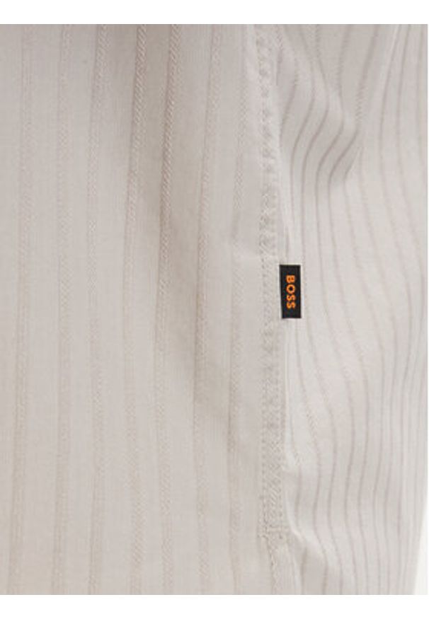 BOSS Koszula Rayer 50559321 Beżowy jasny Regular Fit. Kolor: beżowy. Materiał: bawełna