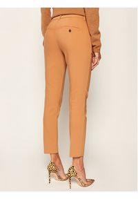 Marella Spodnie materiałowe Baci 31360908 Brązowy Slim Fit. Kolor: brązowy. Materiał: materiał, bawełna #4
