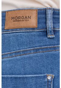 Morgan Jeansy damskie high waist. Stan: podwyższony. Kolor: niebieski #2