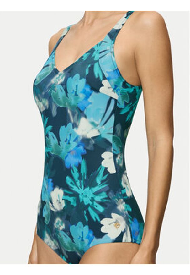 Triumph Strój kąpielowy Summer Fleur 10222342 Niebieski. Kolor: niebieski. Materiał: syntetyk