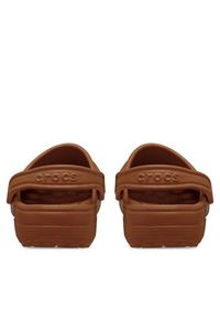 Crocs Klapki Classic 10001 Brązowy. Kolor: brązowy