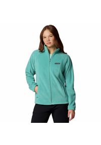 columbia - Bluza polarowa damska Columbia Benton Springs Full Zip rozpinana. Kolor: niebieski. Materiał: polar. Sport: turystyka piesza