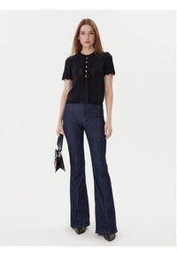 TwinSet - TWINSET Bluzka 252TP3203 Czarny Regular Fit. Kolor: czarny. Materiał: syntetyk #3