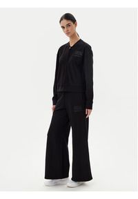 EA7 Emporio Armani Spodnie dresowe 7W000179 AF12473 UC001 Czarny Wide Leg. Kolor: czarny. Materiał: bawełna #4