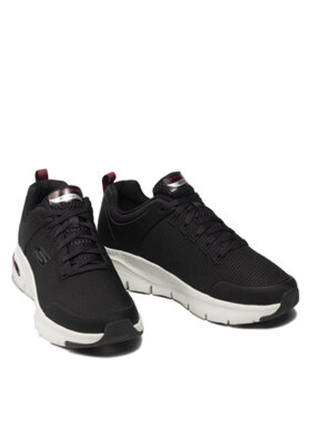skechers - Skechers Sneakersy Titan 232200/BKW Czarny. Kolor: czarny. Materiał: materiał
