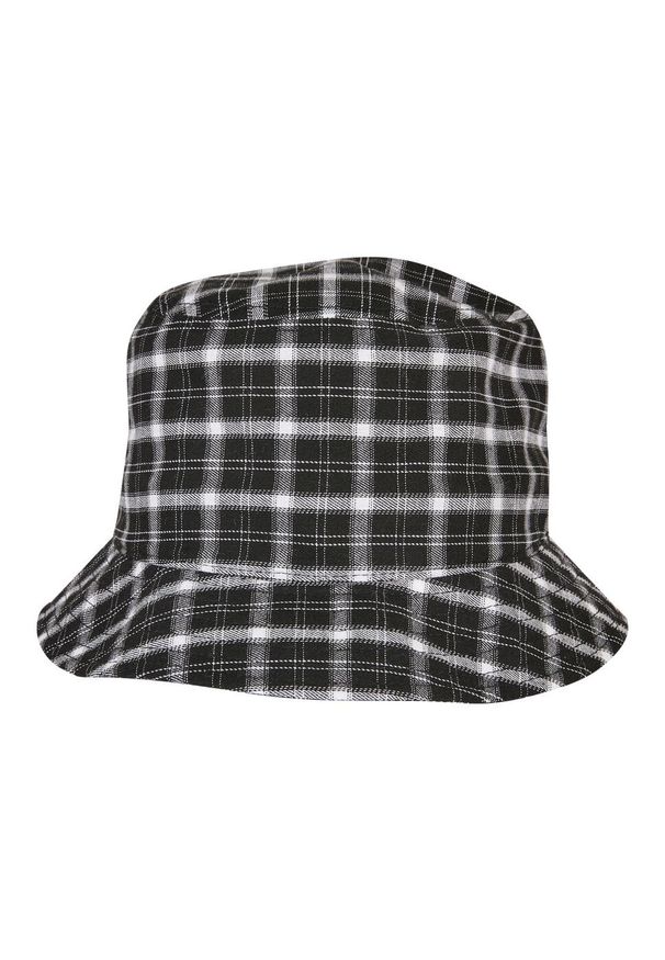 FLEXFIT - Czapka Rybaczka W Kratkę. Kolor: wielokolorowy, czarny, szary. Wzór: kratka