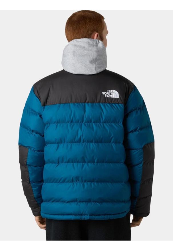 Płaszcz Zimowy Męski The North Face M Limbara. Kolor: niebieski, czarny, wielokolorowy. Materiał: puch. Sezon: zima. Sport: turystyka piesza
