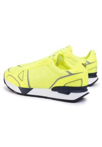Emporio Armani - Sneakersy EMPORIO ARMANI - X4X289 XM311 Y252 Yellow Fluo. Okazja: na co dzień. Kolor: żółty. Materiał: materiał, skóra ekologiczna. Szerokość cholewki: normalna. Styl: casual, klasyczny #5
