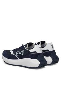 EA7 Emporio Armani Sneakersy X8X186 XK401 U473 Granatowy. Kolor: niebieski. Materiał: materiał #2