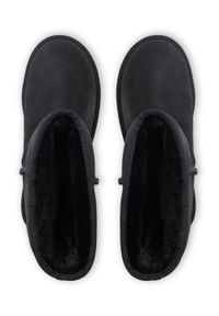 Ugg - Buty zimowe damskie czarne UGG W Classic Tall II. Okazja: na plażę. Kolor: czarny. Materiał: materiał. Sezon: zima. Styl: młodzieżowy #6