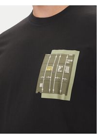 BOSS T-Shirt Te_Container 50546920 Czarny Regular Fit. Kolor: czarny. Materiał: bawełna