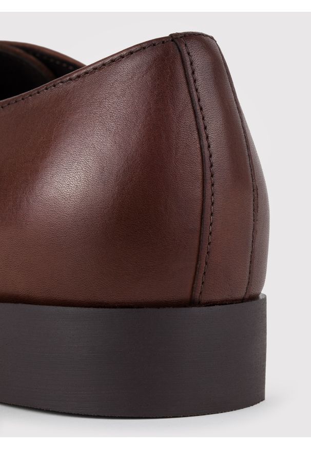 Pako Lorente - PAKO LORENTE – Brązowe derby męskie. Okazja: na wesele, na ślub cywilny. Kolor: brązowy. Styl: elegancki