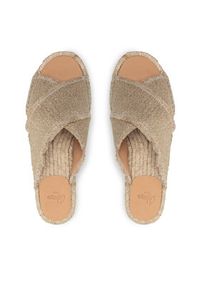Castañer Espadryle Palmera/032 021775-3004 Beżowy. Kolor: beżowy. Materiał: materiał