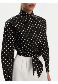 DOLCE & GABBANA - Dolce&Gabbana Koszula F5P61T FSFNR Czarny Regular Fit. Kolor: czarny. Materiał: bawełna #4