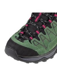 ALPINE PRO - Buty trekkingowe Alpine Pro Vete skórzane. Kolor: zielony. Materiał: skóra