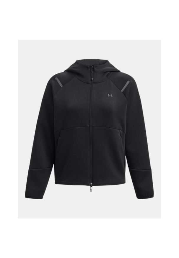 Bluza z kapturem damska Under Armour Unstoppable FZ. Typ kołnierza: kaptur. Kolor: czarny