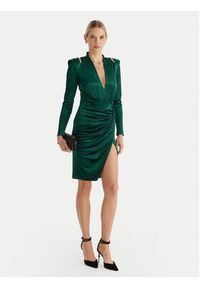 Babylon Sukienka koktajlowa MF204C Zielony Slim Fit. Kolor: zielony. Materiał: syntetyk. Styl: wizytowy #5