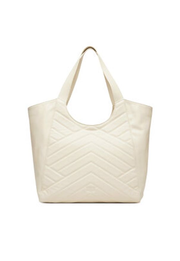 Pinko - PINKO Torebka Tote Bag PE 25 PLTT 104536 A2AO Biały. Kolor: biały. Materiał: skórzane