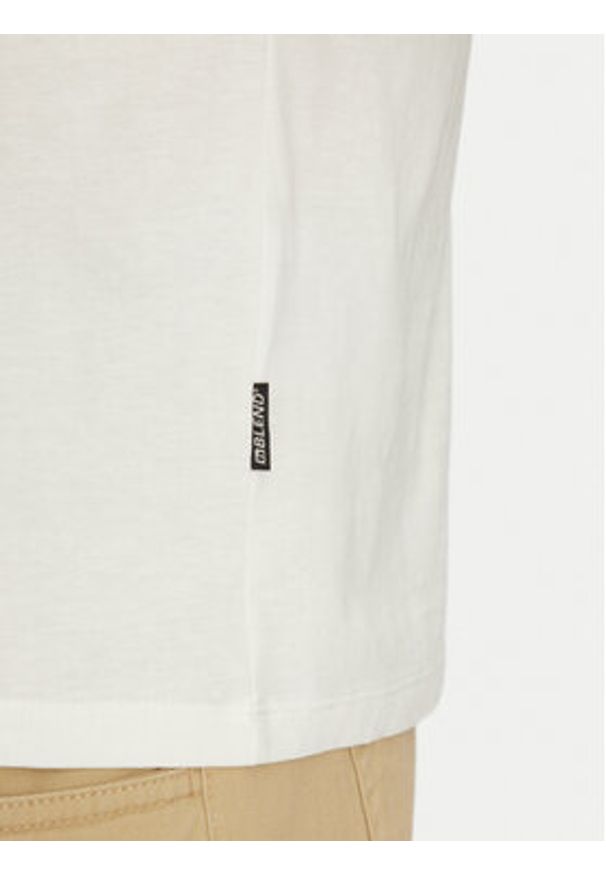 Blend T-Shirt 20718311 Biały Regular Fit. Kolor: biały. Materiał: bawełna