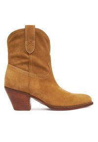 Polo Ralph Lauren Botki 818908754002 Brązowy. Kolor: brązowy. Materiał: zamsz, skóra #1