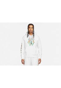 Nike - Bluza męska nike air jordan sport dna hbr hoodie white. Kolor: biały. Sport: bieganie #1