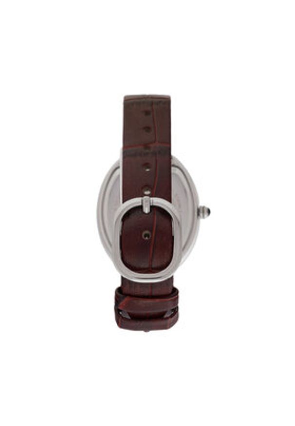 U.S. Polo Assn. Zegarek Ophelia USP8504BU Brązowy. Kolor: brązowy. Materiał: skóra