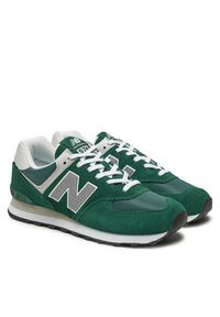 New Balance Sneakersy U574ESG Zielony. Kolor: zielony. Materiał: skóra, zamsz. Model: New Balance 574