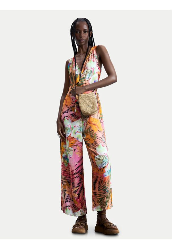 Desigual Kombinezon Swim Nasau 26SWPW53 Kolorowy Regular Fit. Materiał: wiskoza. Wzór: kolorowy