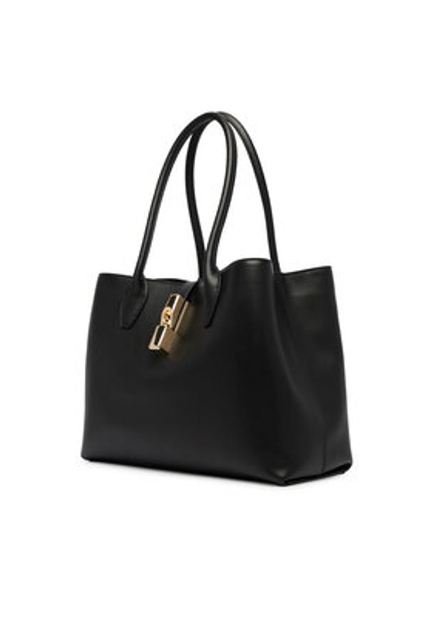 Furla Torebka Goccia M WB01978 ARE000 KH O6000 Czarny. Kolor: czarny. Materiał: skórzane