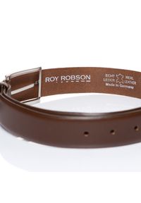 Roy Robson - ROY ROBSON PASEK SKÓRZANY RR0194R81 29 35mm Gürtel Q. 2590. Materiał: skóra. Wzór: gładki #6