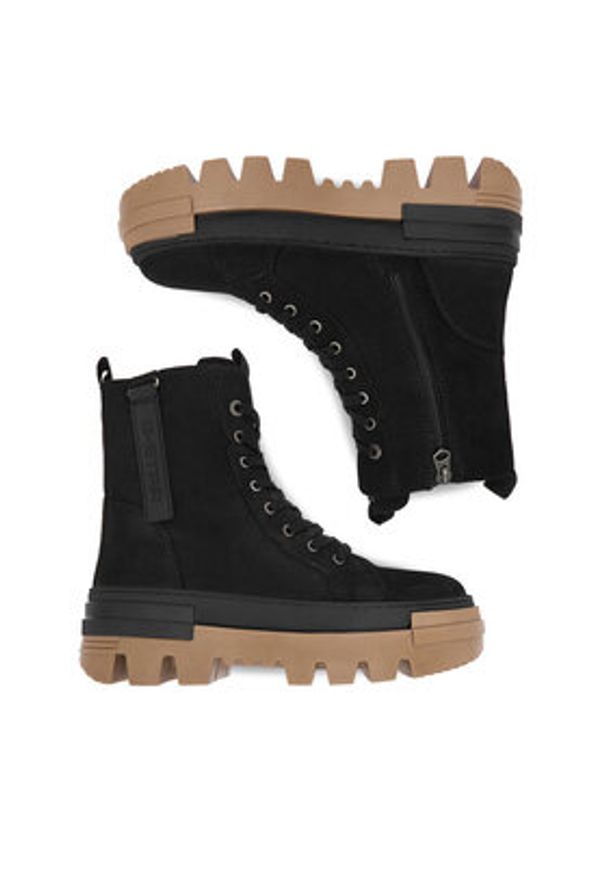 G-Star RAW - G-Star Raw Trzewiki CEO-WI16-PATTRICK-01 Czarny. Kolor: czarny. Materiał: zamsz, skóra