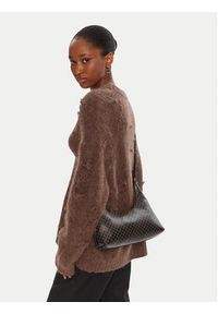 Calvin Klein Torebka Emblem Aop Conv Shoulder Bag LV04F3298G Czarny. Kolor: czarny. Materiał: skórzane #4