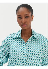 Seafolly Koszula Sorrento 55575-TO Zielony Oversize. Kolor: zielony. Materiał: bawełna #5