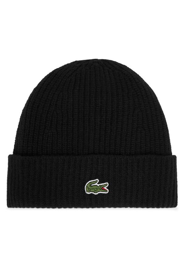 Lacoste Czapka RB9883 Czarny. Kolor: czarny. Materiał: wełna