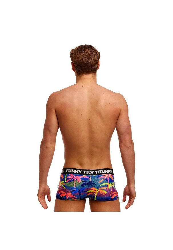FUNKY TRUNKS - Bokserki męskie Funky Trunks Underwear Trunks Palm A Lot. Kolor: niebieski